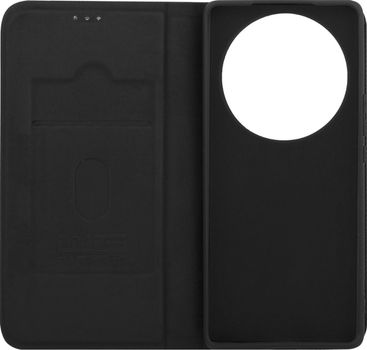 Etui z klapką Winner Group Flipbook Duet do Honor Magic 6 Lite 5G Black (8591194120527)