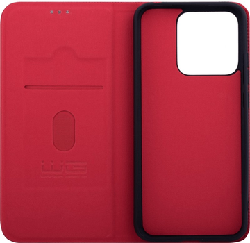 Etui z klapką Winner Group Flipbook Duet do Honor X6A 4G Red (8591194119781)