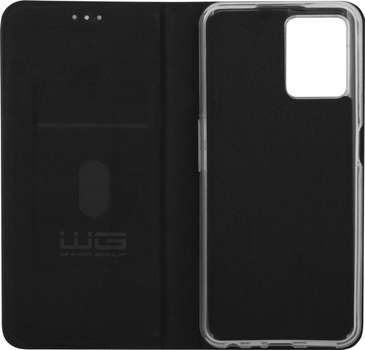 Etui z klapką Winner Group Flipbook Duet do Realme 8i Black (8591194106873)