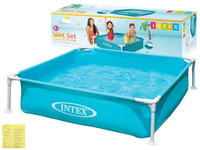 Детский каркасный бассейн Intex 57173NP Размер 122х122х30 см