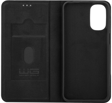 Etui z klapką Winner Group Flipbook Duet do Motorola Moto G62 5G Black (8591194114472)