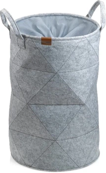 Корзина для білизни Kela Fay 50х33 см Світло-сіра (24490)