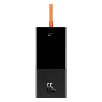 Павербанк Базеус, Baseus Elf Digital Display, 20000 mAh 65 W 5 A з технологією QC3.0+PD3.0