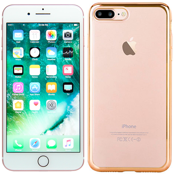 Чохол Devia Glitter Soft Case для iPhone 7 Plus/8 Plus Шампанський Золотий