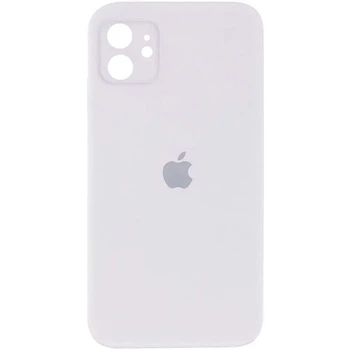 Силіконовий чохол для iPhone 11 Білий FULL (SQUARE SHAPE)