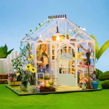 3D Румбокс "Сказочный Сад" Миниатюрный Кукольный Домик DIY DollHouse Diorama от HongDa (DG306)