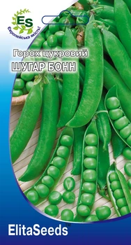 Насіння ElitaSeeds горох цукровий Шугар Бонн 10 г