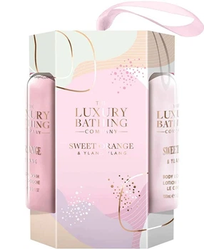 Набор подарочный The luxury bathing Glamorous Glow SOY по уходу за телом для очищения и увлажнения кожи гель для душа/лосьон/мочалка 100 мл