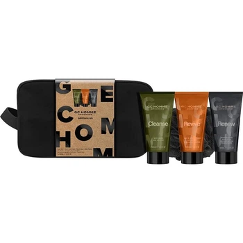 Набор дорожный The luxury bathing Groom & Go GCH по уходу за телом и волосами гель для душа/гель для волос и бороды/средство для мышц/мочалка 100 мл