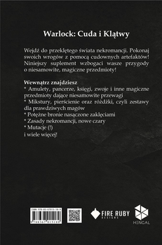 Gra książkowa fabularna Hengal Warlock! Cuda i klątwy (edycja polska)(9788367015189)