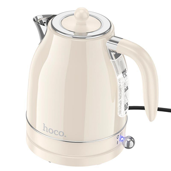 Чайник электрический Hoco retro electric kettle HE10 1850 Вт 1,7л (HE10_Milky White)