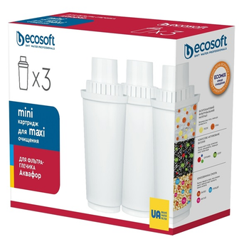 Картридж Ecosoft CRVK3AQRECO для фильтра кувшина (упаковка 3шт)