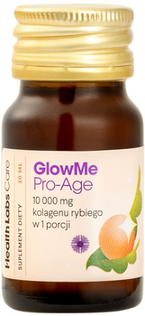 Дієтична добавка HealthLabs GlowMe Pro-Age колагенові шоти для зрілої шкіри 15 шт. (5906146790544)