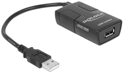 Adapter Delock izolator USB 15 cm Black (4043619625888)