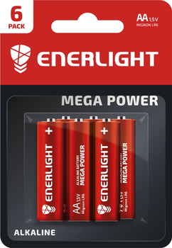 Батарейка Enerlight Mega Power AA BLI 6 шт (90060106)
