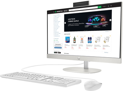 Моноблок HP ProOne 240 G10 (9H6H6ET) Shell White