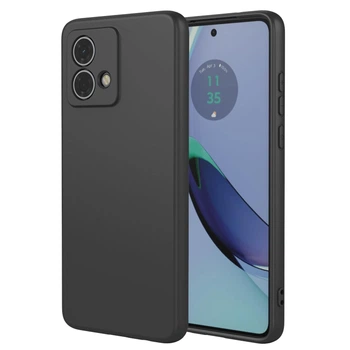 Чохол Fiji Full Soft Premium для Motorola G84 (XT2347) протиударний бампер з мікрофіброю Black