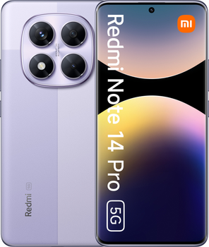 Мобильный телефон Xiaomi Redmi Note 14 Pro 5G 8/256GB Lavender Purple (MZB0IM5EU)
