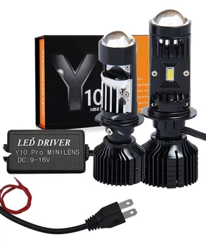 LED-лампи автомобільні Y10Pro H7 60W 6000K з линзою