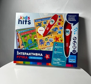 Обучающая игрушка Интерактивная ручка: Первые знания Kids hits