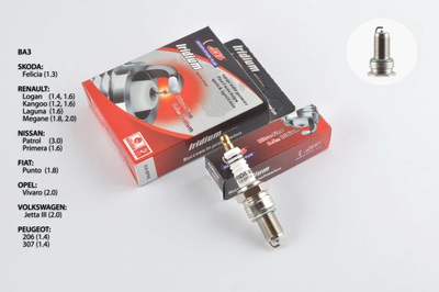 Свічка авто BPR6 M14*1,25 19,0mm IRIDIUM (під ключ 21) (довгий електрод) INT MPARTS