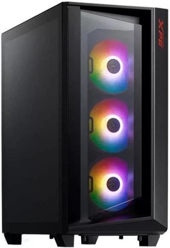 Корпус ADATA XPG CRUISER Black, без БЖ, Mid Tower, для EATX / ATX / Micro-ATX / Mini-ITX / CEB / EEB, 3x120 мм XPG VENTO ARGB, VGA до 380 мм / CPU до 170 мм, бічна панель із загартованого скла 4 мм (CRUISERST-BKCWW)