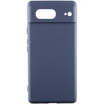 Чехол панель Soft-touch Silicone Case для Google Pixel 7 Темно-синий / Midnight blue