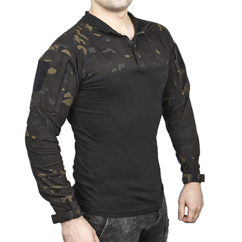 Сорочка тактична бокс Pave Hawk PLY-11 Camouflage Black L чоловіча військова камуфляжна taktical