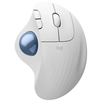 Мышь беспроводная Logitech Ergo M575S Off-White + Blue Ball (910-007030)