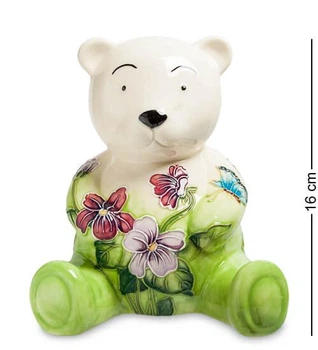 Копилка для денег фарфоровая Мишка 14*12*16 см. 6001921