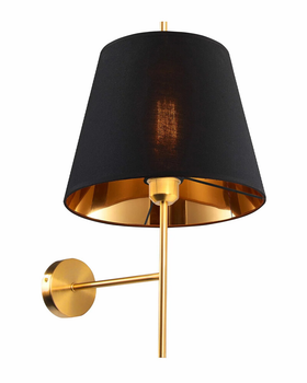 Бра, настінний світильник Goldlux 325839 Elena E27 1x20W IP20 Bk (091590)