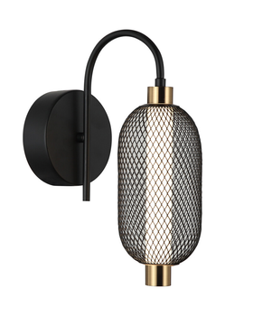Бра, настінний світильник Italux WL-84283-1-BK Marco Led 1x6W 3000K 310Lm IP20 Bk (094460)