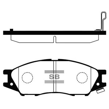 Тормозные колодки HI-Q SP1156