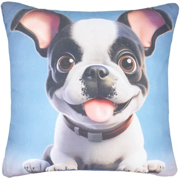 Подушка декоративная Home Line Бульдожек Графитовая 45x45 см (189209 HL)