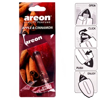 Освіжувач повітря рідкий лист AREON "LIQUID" Apple & Cinnamon 5ml