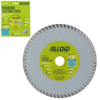 Диск алмазний відрізний Alloid Turbo Wave 180 мм