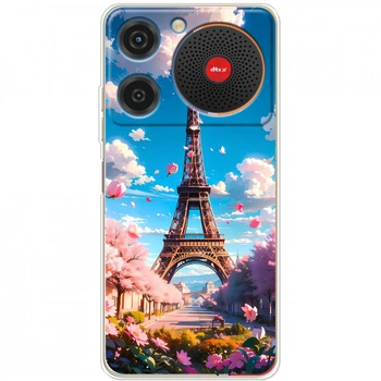 Силиконовый Чехол с Картинкой для ZTE Nubia Music Принт (Париж, Эйфелева Башня) (64554-ysm035)