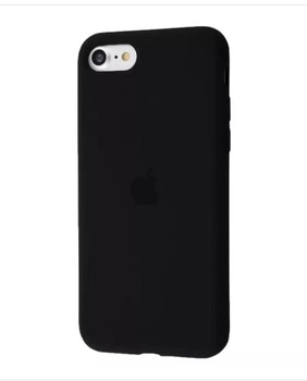 Чехол Premium Silicone Case Full для iPhone 7/8/SE 2 black