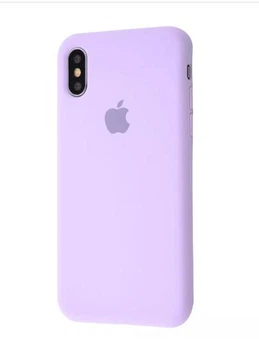 Чехол Premium Silicone Case Full для iPhone Xs Max lilac