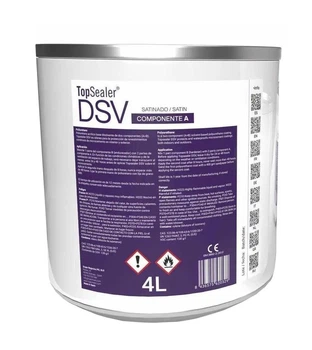 Двокомпонентний акриловий поліуретановий лак Topciment Componente A Topsealer DSV Mate ADR LQ 4 л