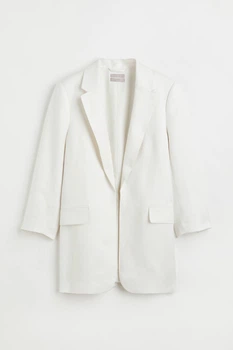 Жакет H&M S молочный 31011078570
