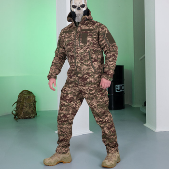 Тактическая форма Softshell Striker куртка с капюшоном + штаны хищник размер 3XL