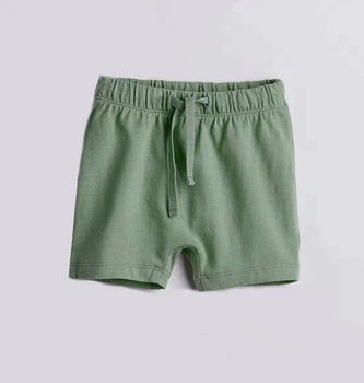 Шорты хлопковые трикотажные для мальчика H&M 1047735-002 068 см (3-6 months) хаки