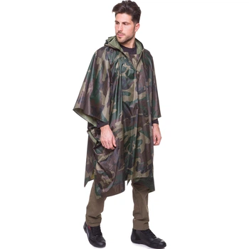 Дощовик плащ-намет Zelart Heroe 0548-2 розмір M-XL (44-50) камуфляж