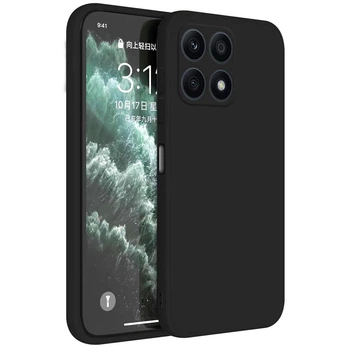 Чехол Fiji Full Soft Premium для Honor X8a противоударный бампер с микрофиброй Black