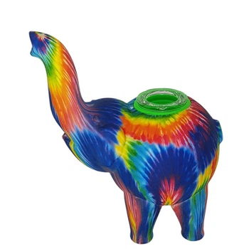 Компактный Бонг Из Силикона "Elephant Abstract V2"