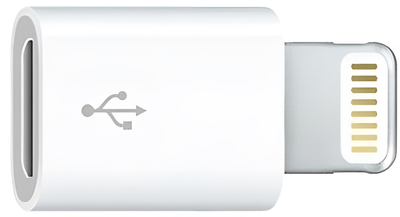 Адаптер WG micro-USB - Lightning White (8591194074103)