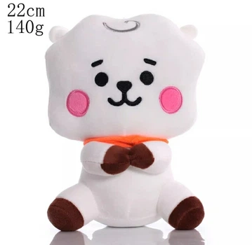 М'яка Іграшка Альпака Ерджей BT21 Плюш RJ ARMY персонаж BTS 22 см Білий (00277)