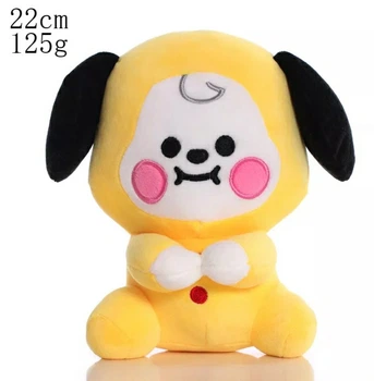 М'яка Іграшка ЧИМІ BT21 Плюш CHIMMY ARMY персонаж BTS 22 см Жовтий (00112)