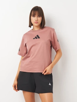 Футболка бавовняна жіноча Adidas W Z.N.E. Tee JC9311 XS Warcla (4067902942759)